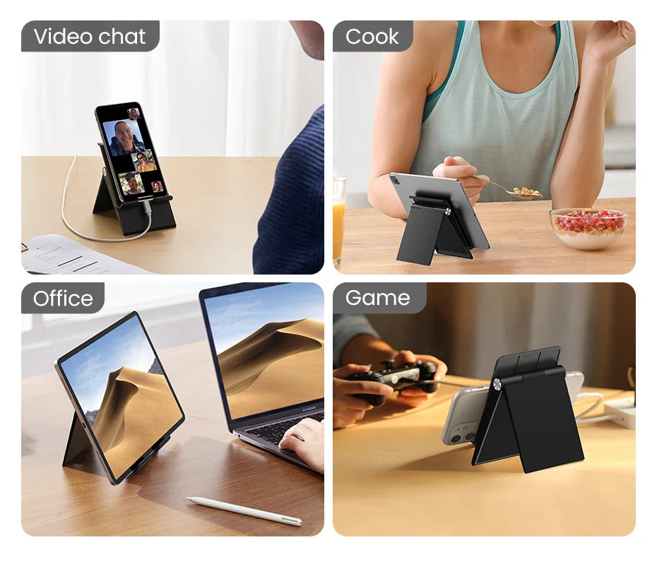 UGREEN Phone Stand Holder Desk Cell Phone Dock Stand for iPhone 16 15 14 Pro Max Adjustable Foldable Mobile Phone Holder Stand