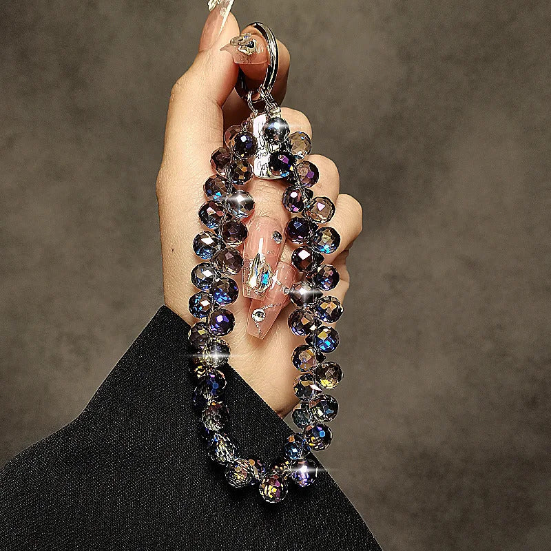 Internet celebrity flash mobile phone chain new mobile phone chain wrist crystal chain 2023 jewelry bag accessories key lanyards