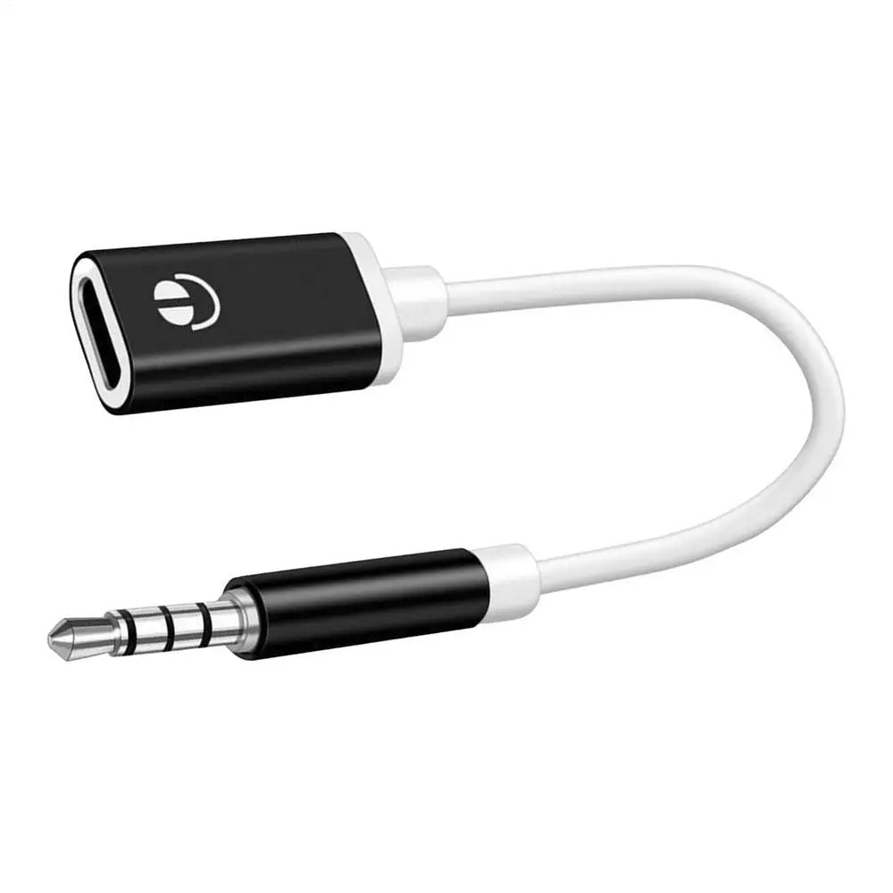 Type C Earphone Adapter 3.5mm Male To Type-C Female Headphone Aux Cable Converter Type-C Converter Earphone Adapter
