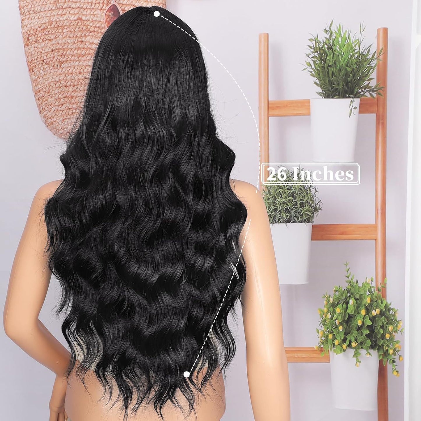 Xuchang European and American Style Wig for Women, Front Lace Wig, Middle Part, Small Lace, Highlighted Long Curly Hair, Synthetic Fiber Wig, Export Wigs