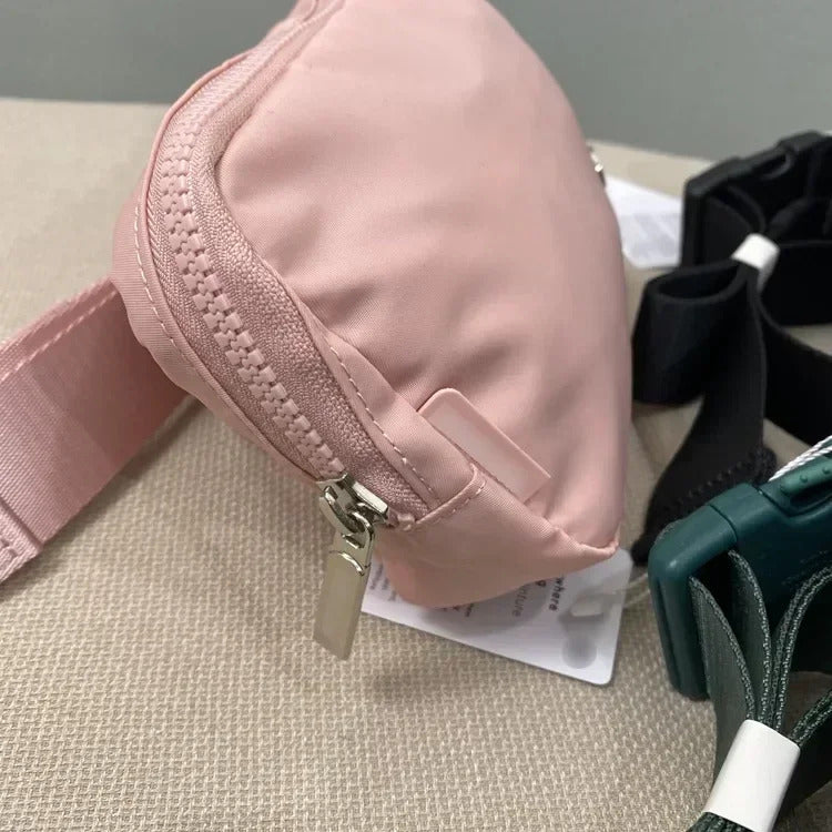 2025 Fashion Yoga Fanny Pack Metal Logo Sports Waist Bag Yoga Mobile Bag Portable Bag Unisex Fitness Running Women's Gift