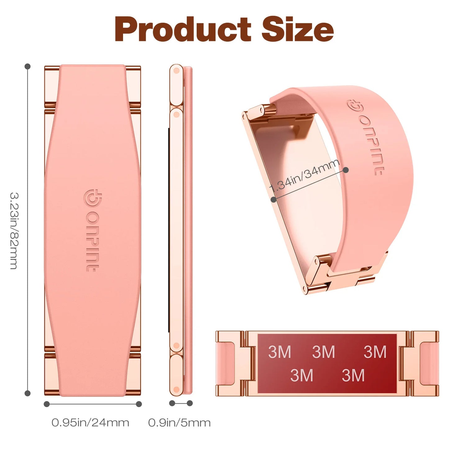 Portable Phone Strap Grip Holder Finger Cell Grip Telescopic Phone Finger Strap Stand Adhesive Loop Universal Finger Kickstand
