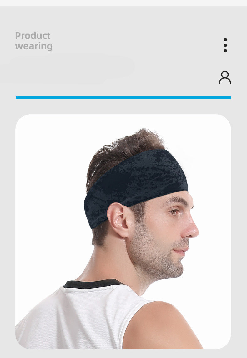 Sports Headband Sweatband Lycra Breathable Running Cycling Yoga Dance Fitness Sweatband