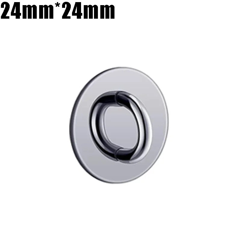 Mini Kawaii Adhesive Metal Heart Phone Charm Holder Cute Phone Case Finger Ring Stand Hooks Buckle DIY Charms Clasp For iPhone