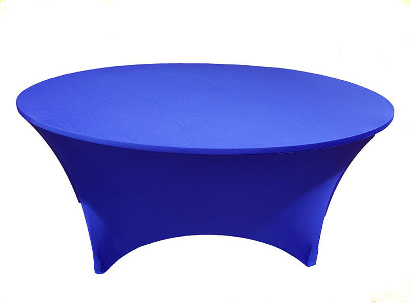 Elastic Round Table Set Tablecloth Tablecloth Table Skirt Cross-border Explosions Hotel Wedding Birthday Party Business Banquet