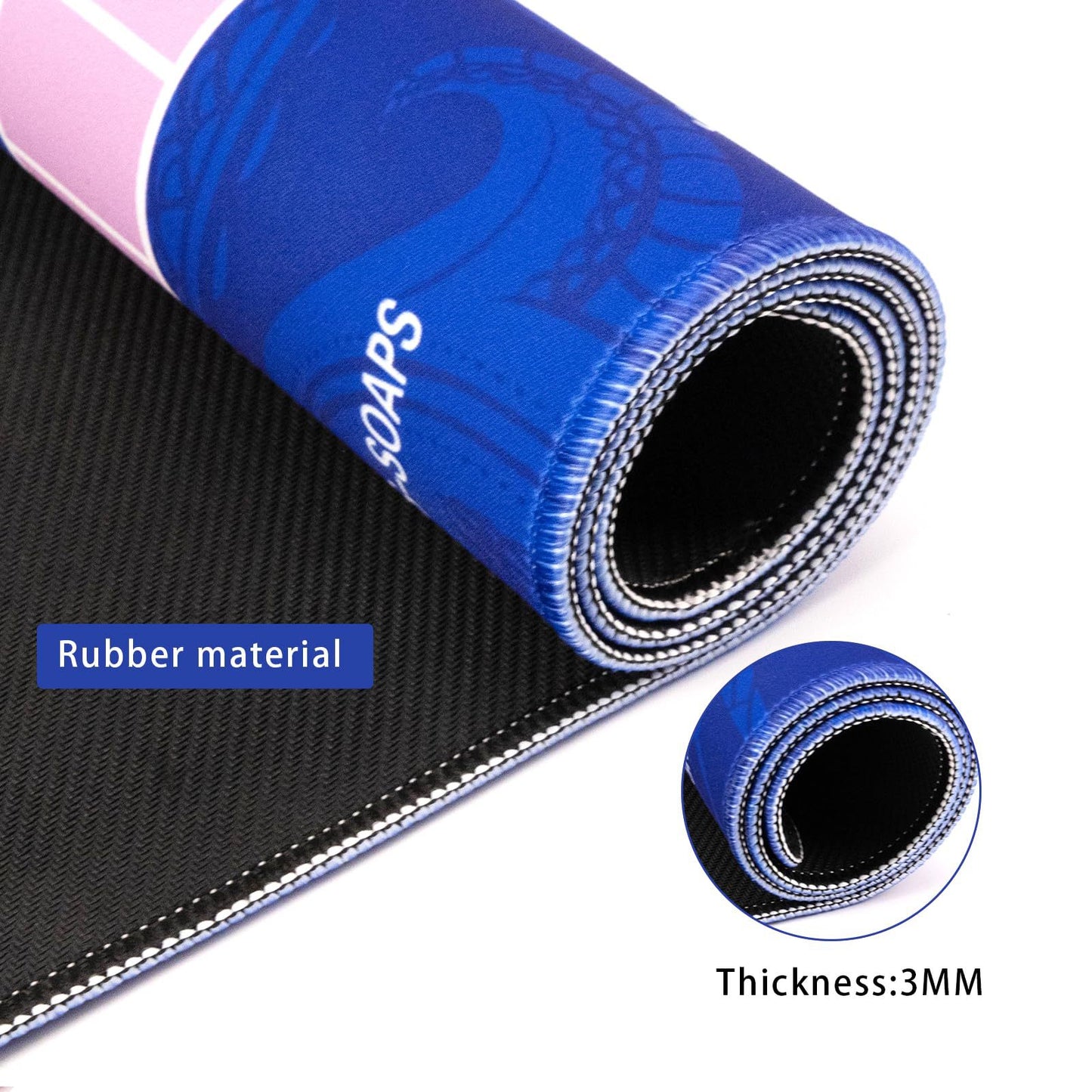 Mahjong Tablecloth Rubber Table Mat Cross-Border Amazon Anti-Slip Noise Reduction Waterproof 32.4inch Board Game Table Mat