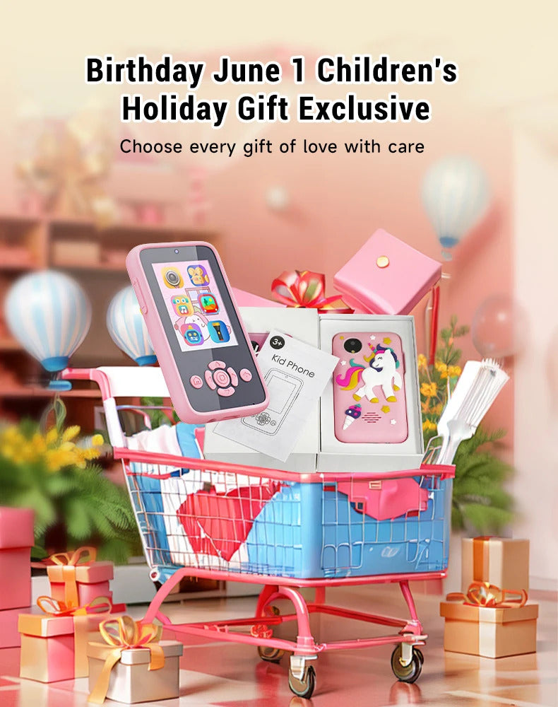 Baby Phone Toys Smart Phone Camera Toys Cartoon Musical Mini Cellphone Learning Toy Silicone cover Toy Kids Digital Camera Gift