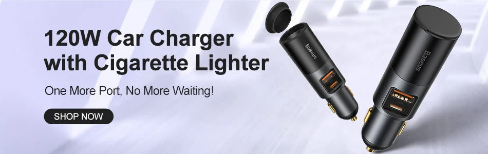Baseus 5pcs USB Car Charger Quick Charge QC4.0 QC3.0 PD3.0 SCP PPS 5A Type C 30W Fast USB Charger For iPhone Xiaomi Mobile Phone