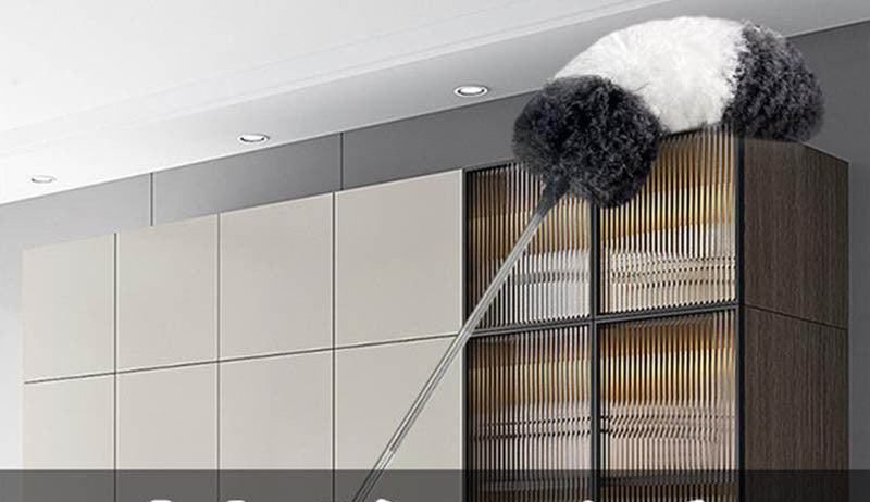 Feather Duster Dust Removal Household Cleaning Tools Retractable Artifact Cleaning Artifact Car Duster