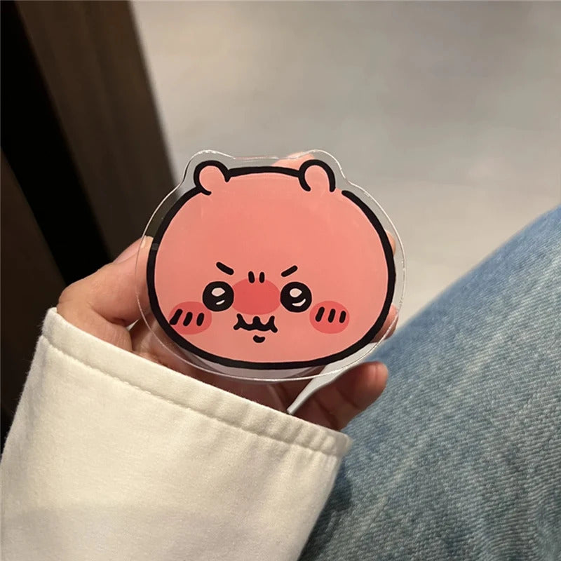 Chikawas Cartoon Mobile Phone Holder Magnetic ハチワレ うさぎ for IPhone Wireless Charging Box Holder Cute Decoration