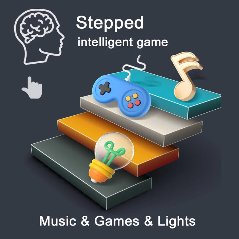 Decompress game consoles Defusing music exercise reflexes Press music children puzzle music pass brain thinking training toys