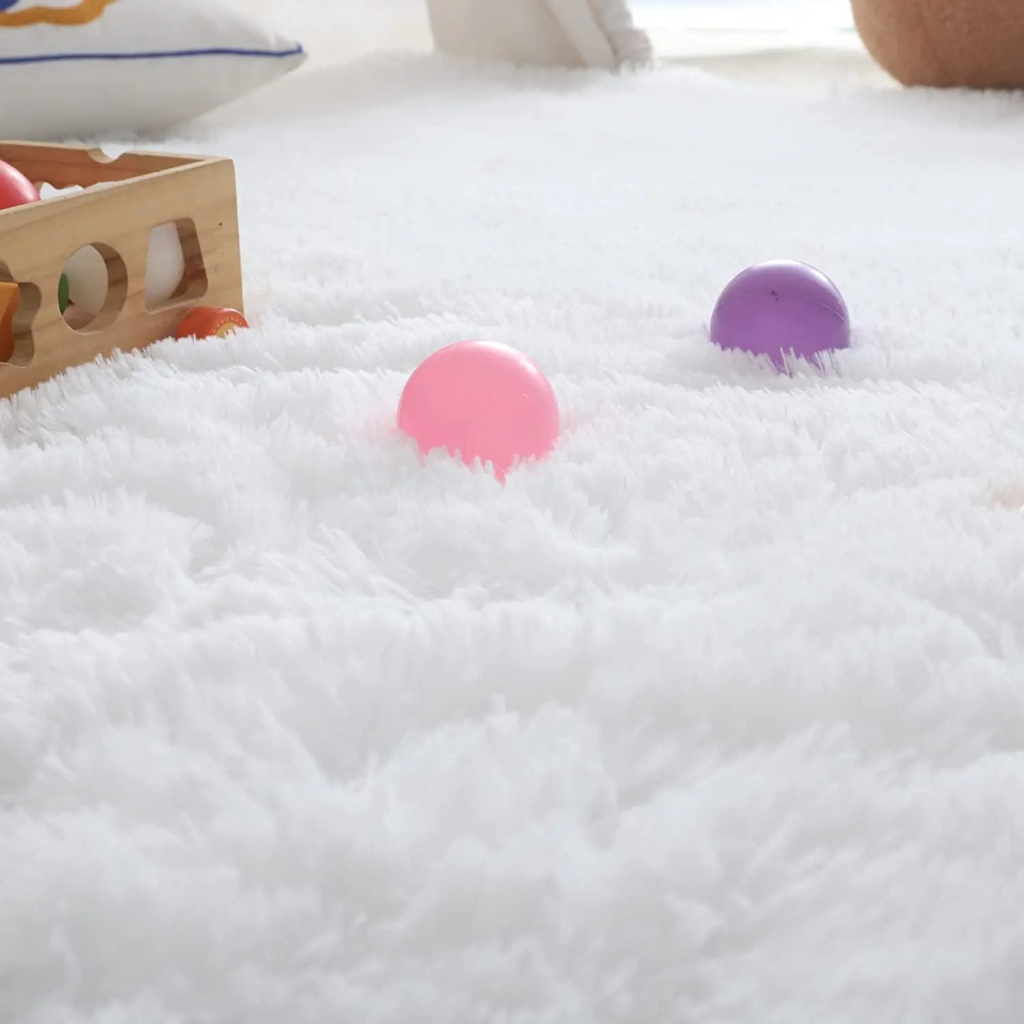 Plush Carpet For Living Room Sofa Floor Cushions Modern Soft Fluffy Home Rug For Children's Bedroom Play Carpet Christmas Gifts