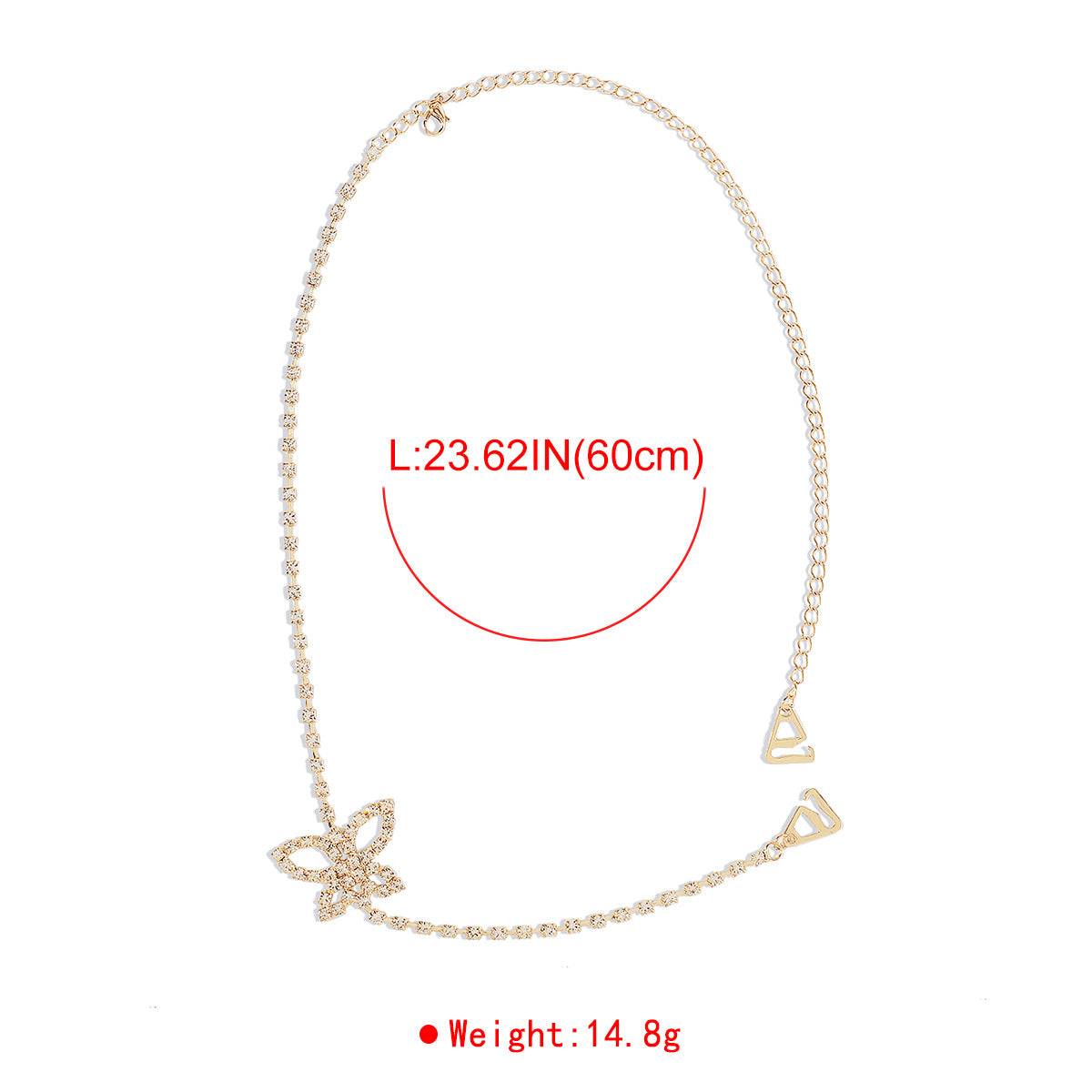 Geometric Shoulder Chain Claw Chain Sexy Butterfly Heart Flower Body Chain Elegant Simple Creative Shoulder Strap