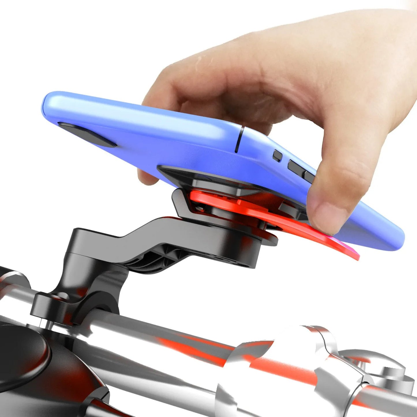 Quadlock Motorcycle Anti Vibration Mount Phone Holder Motorcycle Bracket Moto Electric Scooter Bracket For iPhone Xiaomi Samsung