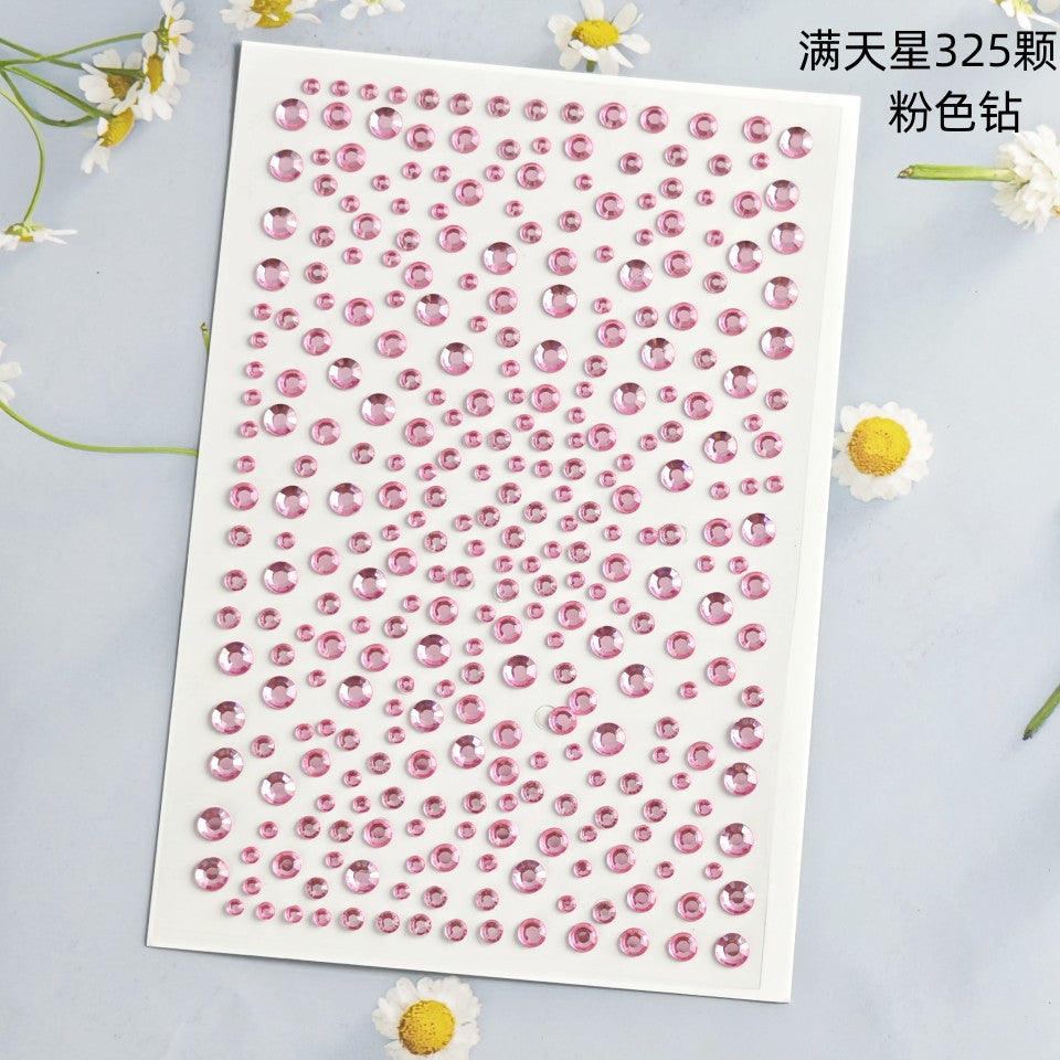 Glitter Gradient Butterfly Wing Tattoo Eye Corner Face Stickers Children's Eye Makeup DIY Stickers Fish Scale Performance Catwalk