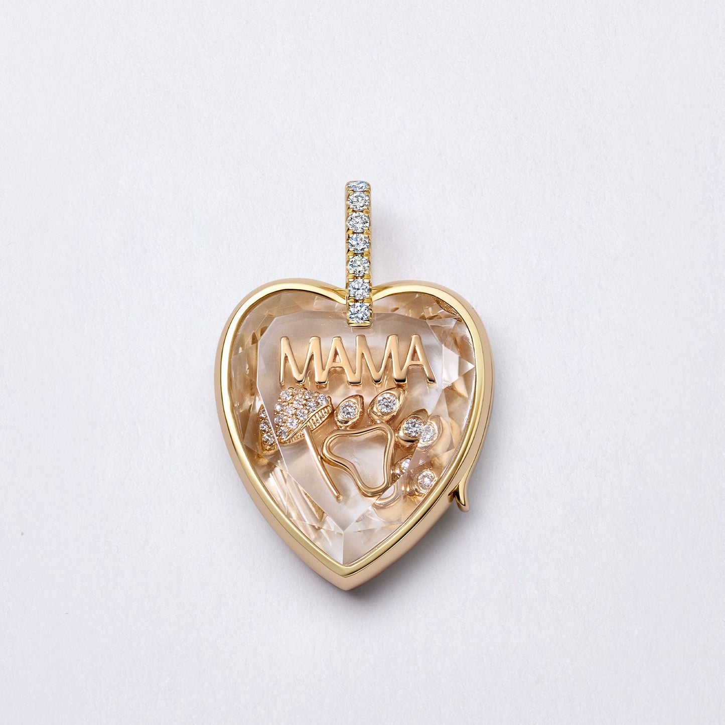 Retro Personality Photo Box Pendant Necklace Openable DIY Pendant Hollow Design Transparent Box 18K Gold Color Retention