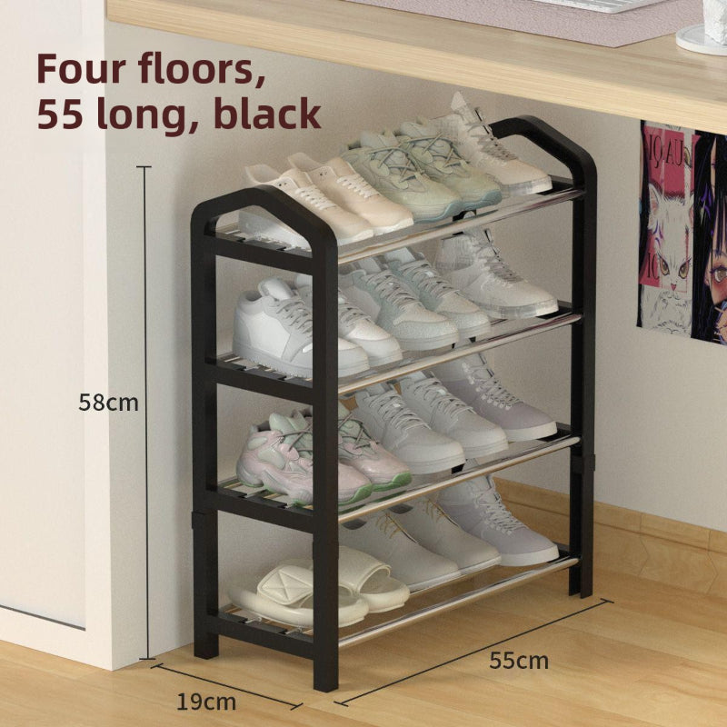 Shoe Rack Rack Student Dormitory Multi-layer Household Simple Doorway Dormitory Dust-proof Storage Rack Storage Shoe Cabinet