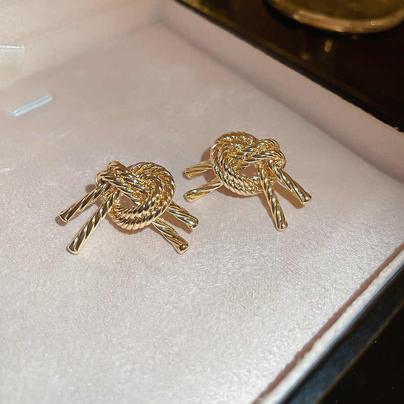 Vintage Earrings Fashion Versatile Ear Jewelry Niche Light Luxury High-end Accessories