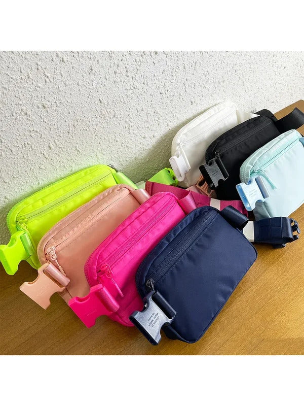 2025 Fashion Yoga Fanny Pack Metal Logo Sports Waist Bag Yoga Mobile Bag Portable Bag Unisex Fitness Running Women's Gift