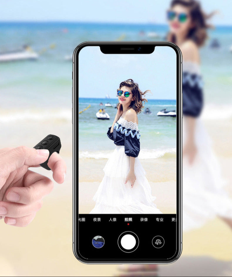 Video Controller TikTok Page Turner Like Tool Bluetooth Remote Control for Phone Photo Selfie Device