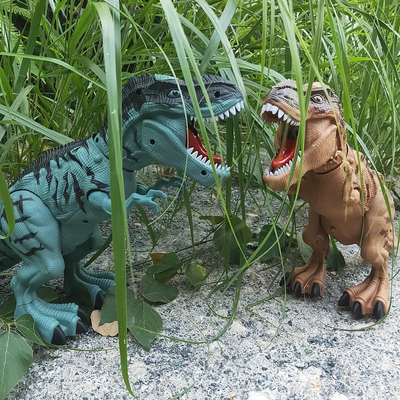 Electric Toy Large Size Walking Spray Lay Eggs Dinosaur Robot for Kids With Light Sound Mechanical Dinosaurs Model Toys