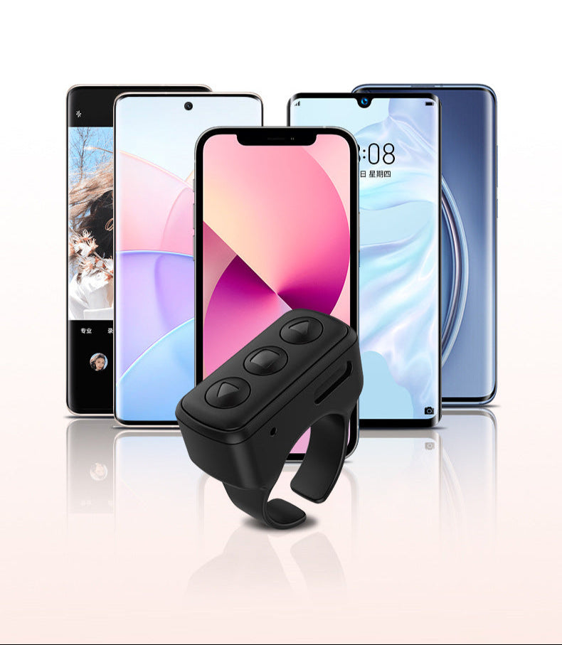 Video Controller TikTok Page Turner Like Tool Bluetooth Remote Control for Phone Photo Selfie Device