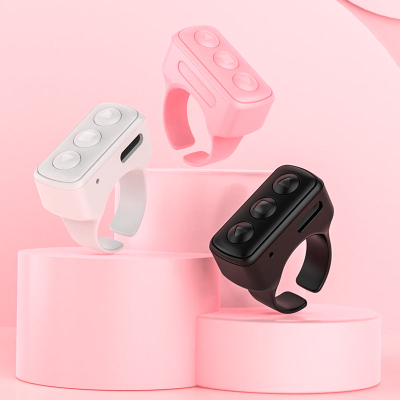 Video Controller TikTok Page Turner Like Tool Bluetooth Remote Control for Phone Photo Selfie Device