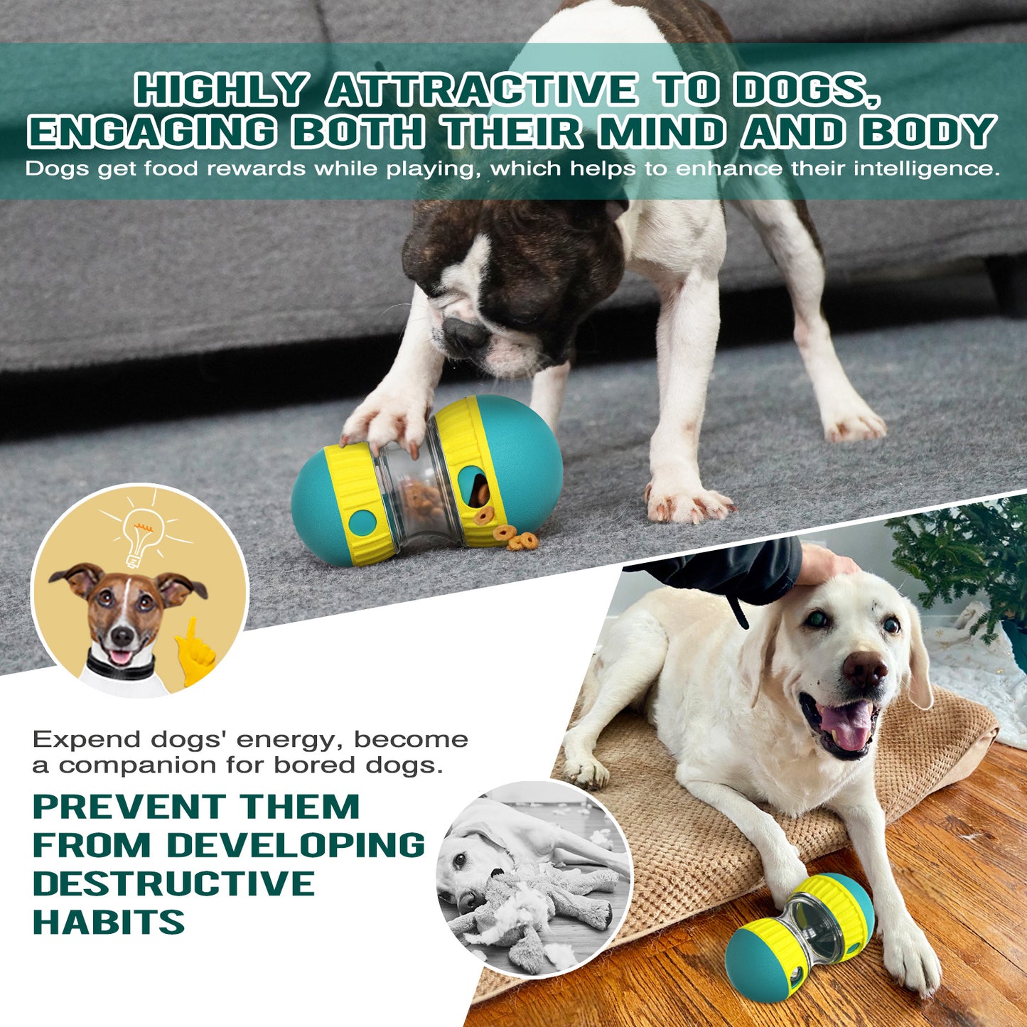 Pet Supplies Factory Wholesale Company New Popular Amazon Dog Slow Food Leakage Food Super Ball Slow Food Dog Toys