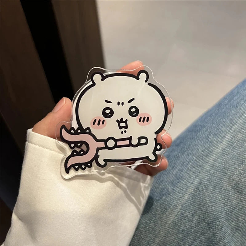 Chikawas Cartoon Mobile Phone Holder Magnetic ハチワレ うさぎ for IPhone Wireless Charging Box Holder Cute Decoration