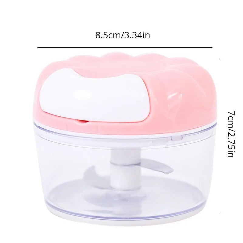 1pc Blue/Pink Manual Garlic Masher Hand Pull Kitchen Household Type Garlic Blender Braised Minced Garlic Kitchen Gadgets