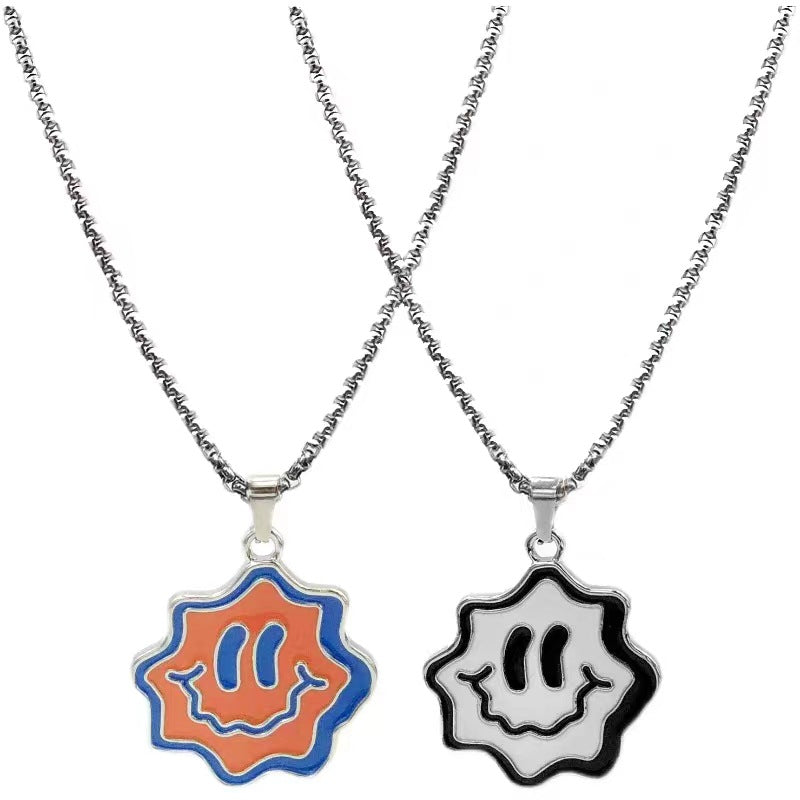 Trendy Fashion Children's Necklace for Girls, Personalized Couple Pendant for Boys, Hip-Hop Versatile Street Dance Show Accessories Wholesale