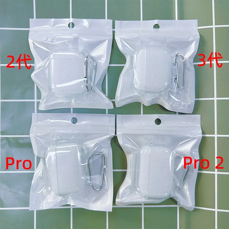 Anime Pokemon Gengar Pikachu Snorlax Charizard Earphone Shell Be Applicable AirPods Pro 1 2 3 4 Transparent Protective Case