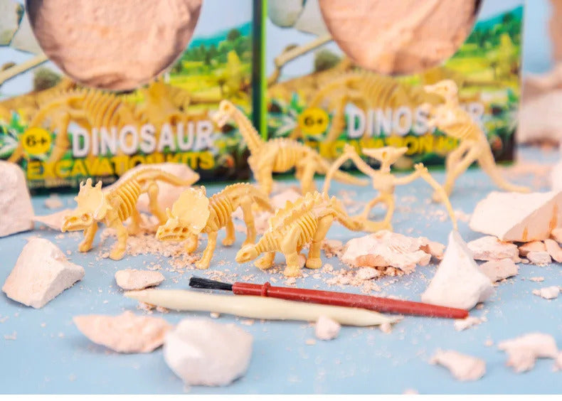 Educational Dinosaur Fossil Excavation Toys Archaeological Dig DIY Assembly Model For Children Boys Girls Birthday Xmas Gifts