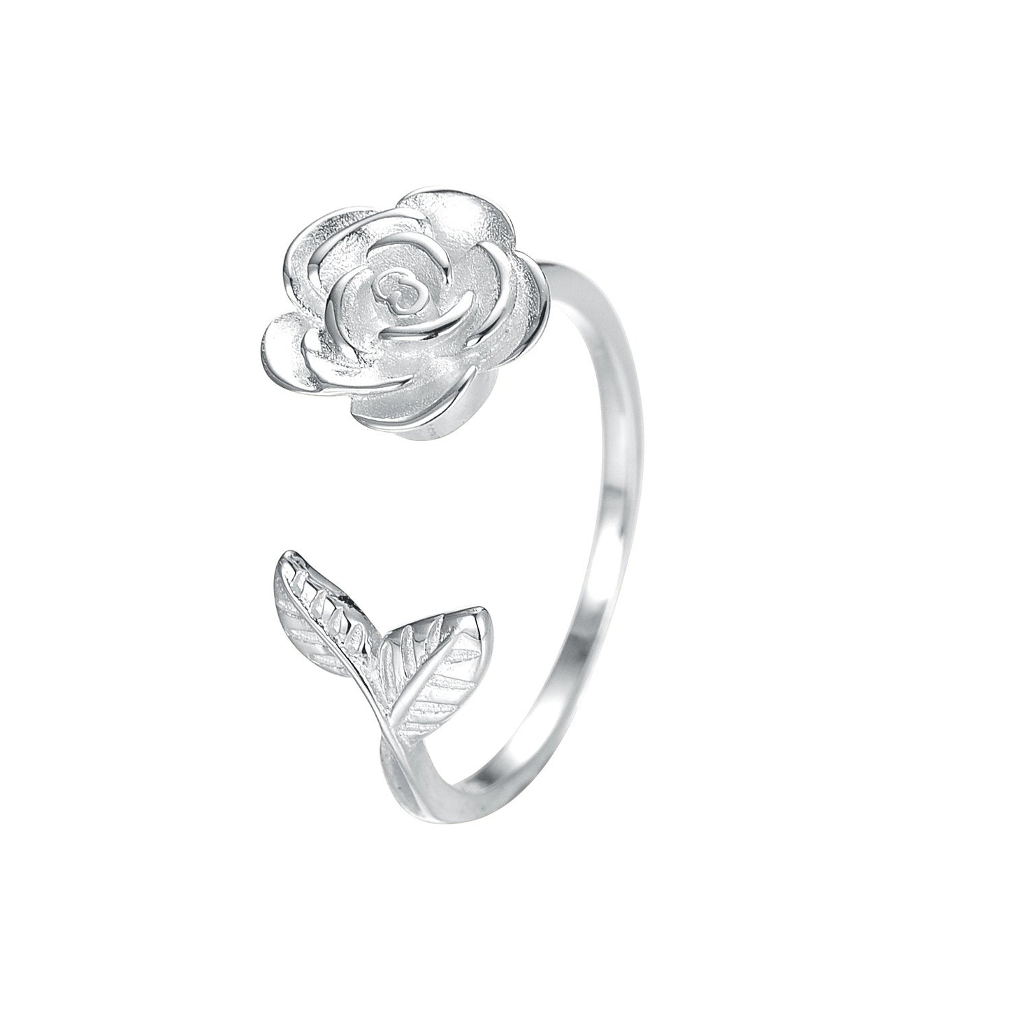Cross-Border AliExpress Rotatable Stress Relief S925 Sterling Silver Ring for Women New Open Design Amazon Wholesale Live Streaming