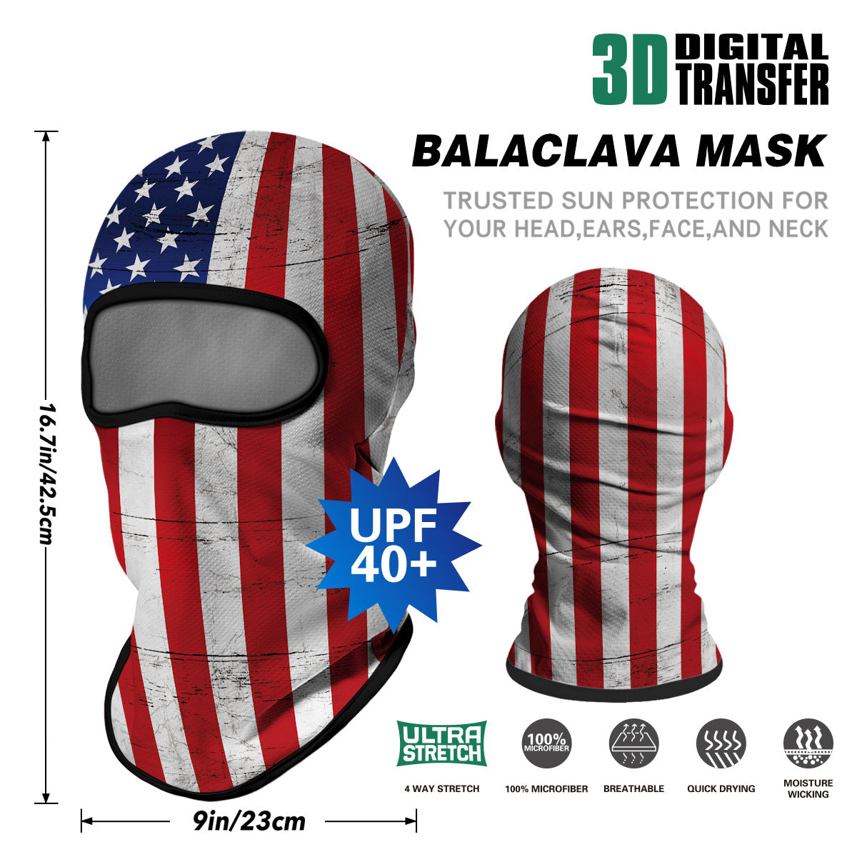 Summer Sun-Proof Headgear Men's and Women's Outdoor Motorcycle Riding Helmet Lining Headgear Fishing Funny Facekini Face Protection Face Mask