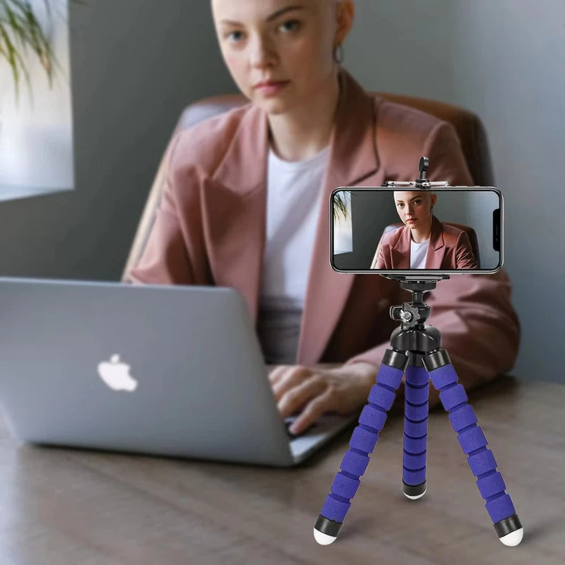 Tripod Flexible Sponge Octopus Adjustable Mini Camera Tripod For Phone Holder Clip Stand For IPhone Xiaomi Huawei Ipad