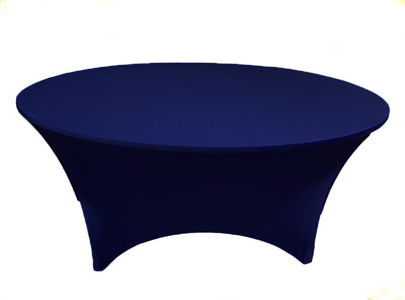 Elastic Round Table Set Tablecloth Tablecloth Table Skirt Cross-border Explosions Hotel Wedding Birthday Party Business Banquet