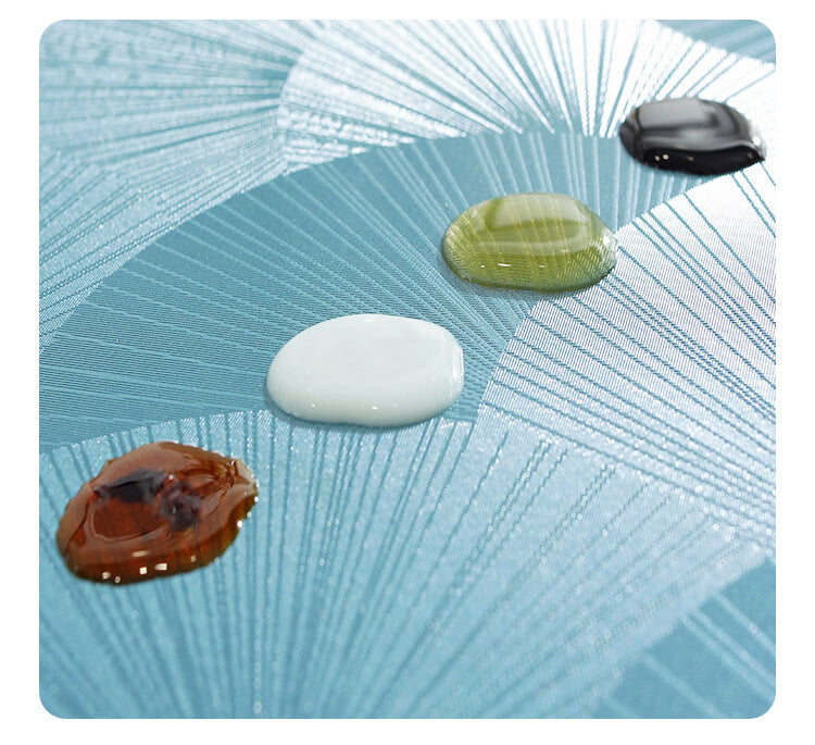 PU Non-Washable Tablecloth Waterproof Heat-Resistant Oil-Resistant Hotel Restaurant High-End Luxury Home Use Rotating Table Non-Washable Tablecloth