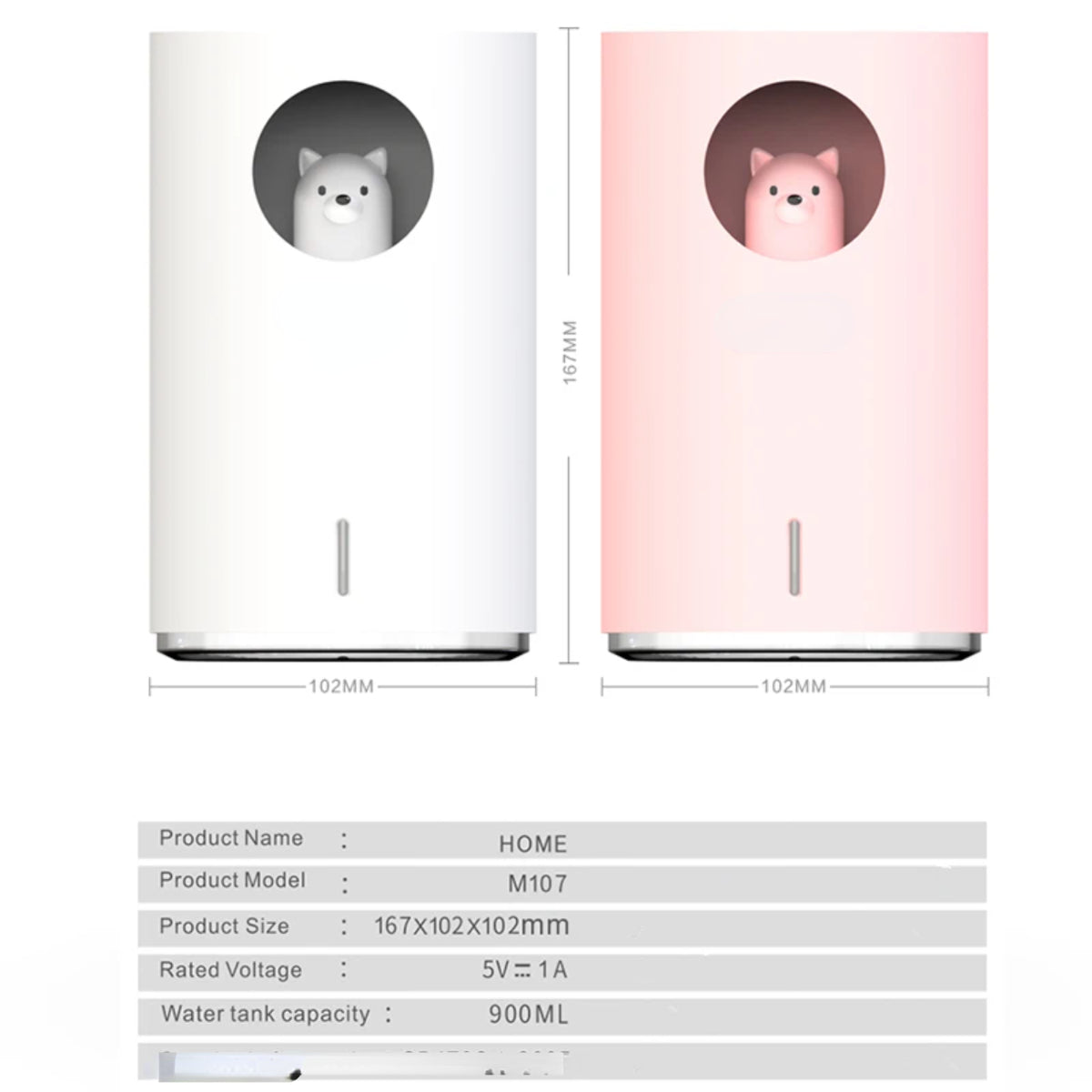 "700ml USB Humidifier Essential Oil Diffuser with LED Lamp - Purifier and Mist Maker"