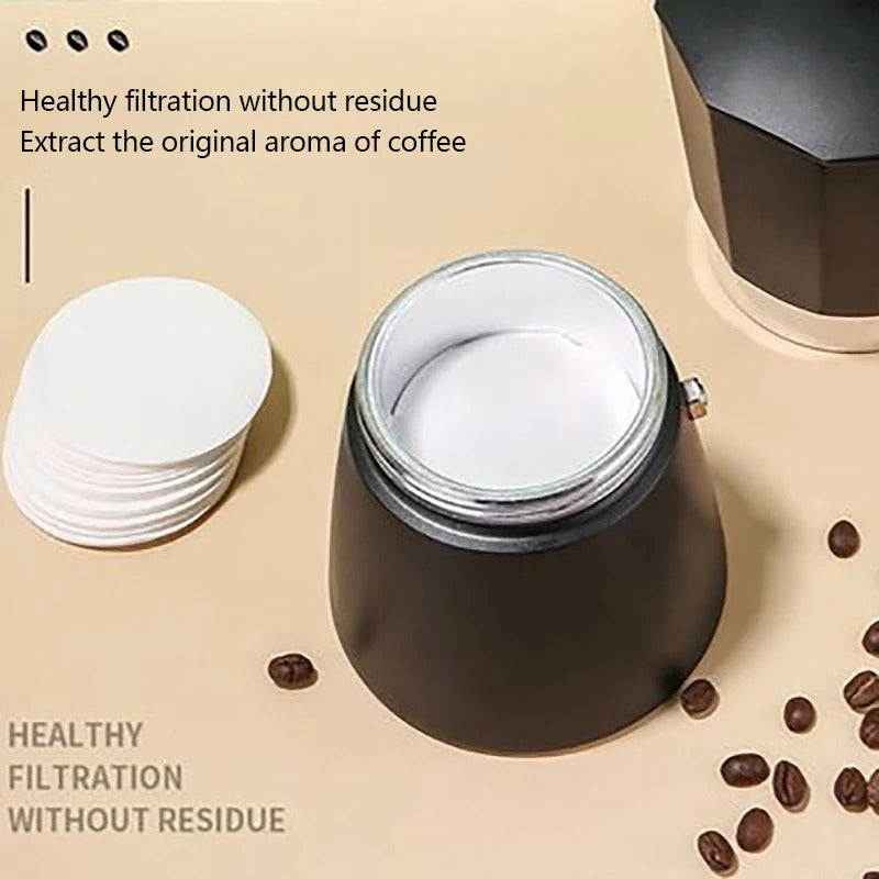 100Pcs Round Coffee Filter Paper 56Mm 60Mm 68Mm for Espresso Coffee Maker V60 Dripper Coffee Filters Tools Moka Pot Paper Filter