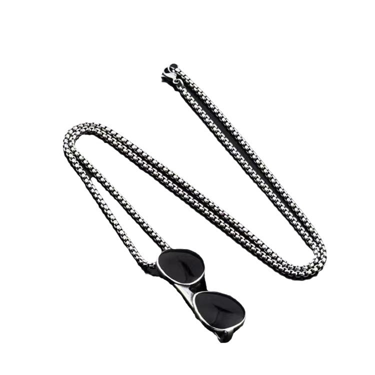 Trendy Fashion Children's Necklace for Girls, Personalized Couple Pendant for Boys, Hip-Hop Versatile Street Dance Show Accessories Wholesale