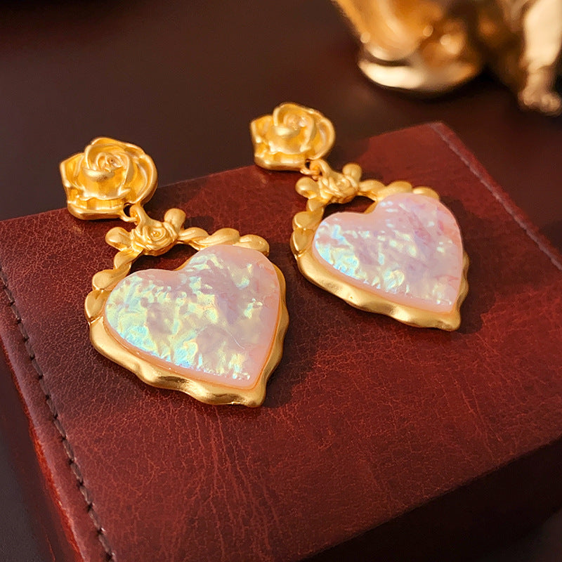 Vintage Earrings Fashion Versatile Ear Jewelry Niche Light Luxury High-end Accessories