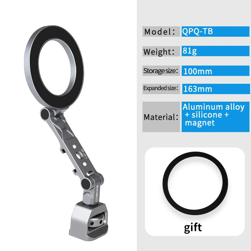 XILETU Foldable Magnetic Phone Holder Camera Rabbit Cage Tripod Universal External Magsafe Accessory for iPhone 15 14 13 12