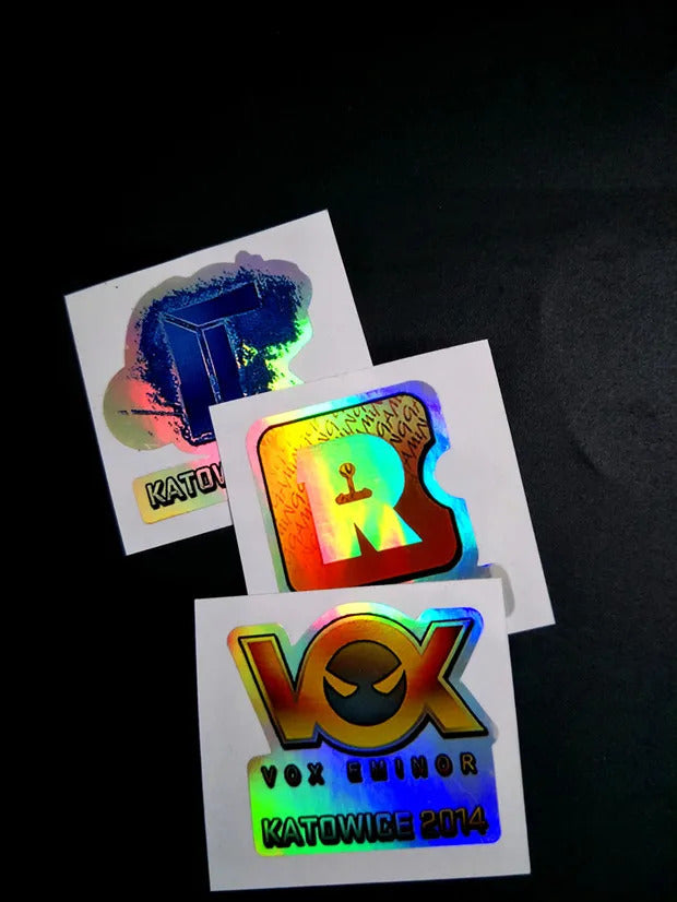 Holographic Csgo Peripheral Stickers Physical Printing Physical Waterproof Mobile Phone Computer Laptop Car Sticker Gift