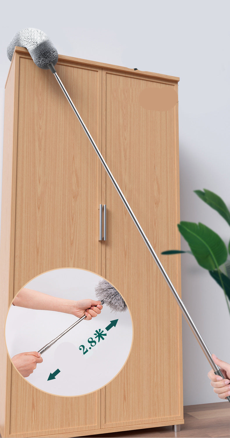 Feather Duster Dust Removal Household Cleaning Tools Retractable Artifact Cleaning Artifact Car Duster