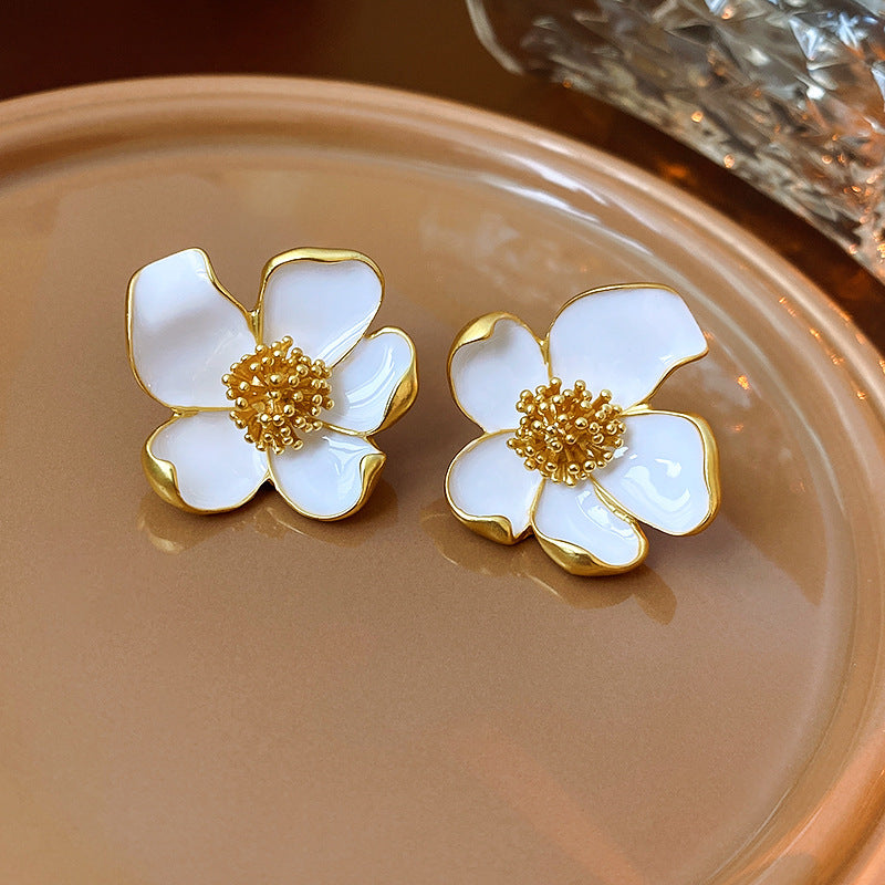 Vintage Earrings Fashion Versatile Ear Jewelry Niche Light Luxury High-end Accessories