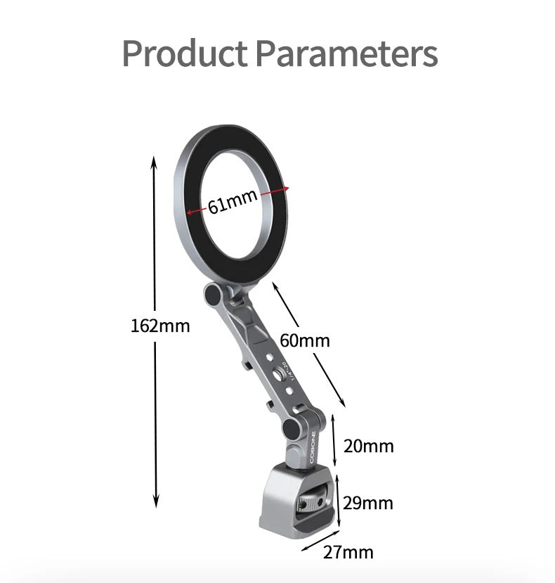 XILETU Foldable Magnetic Phone Holder Camera Rabbit Cage Tripod Universal External Magsafe Accessory for iPhone 15 14 13 12