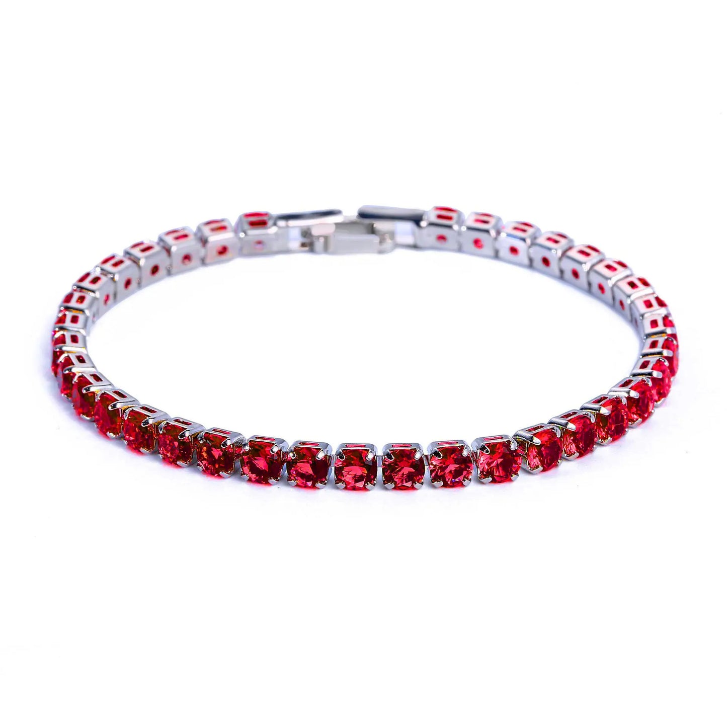 17/19CM Tennis Bracelet Cubic Zirconia Iced Out Crystal Chain Bracelet for Women Luxury Men Bracelet Chain Homme Jewelry Gifts