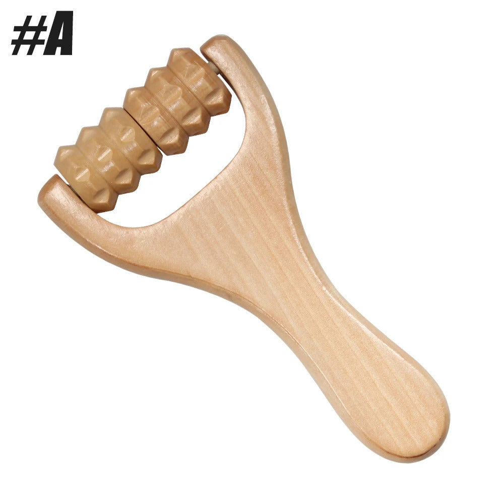 1 PCS Wooden Massage Roller, Instantly Self Massage Waist, Thigh, Legs, Hands, Full Body Roller Tool Massager DIY Maderotherapy