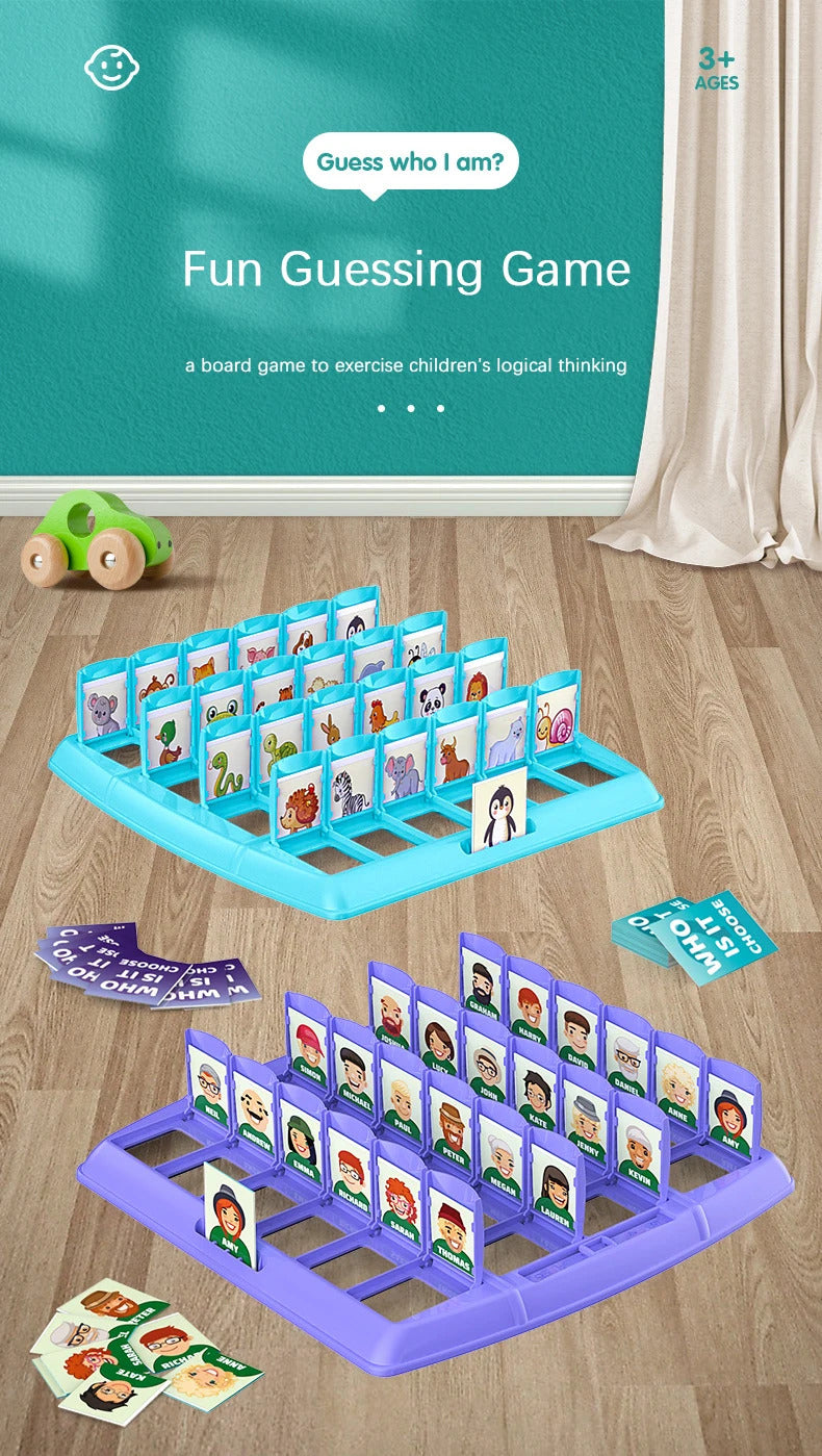 Family Guessing Games Guess Who Am I Classic Board Game Toys Memory Training Parent Child Leisure Time Party Indoor Games